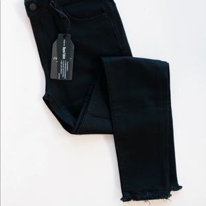 Black High Rise Skinny Jeans